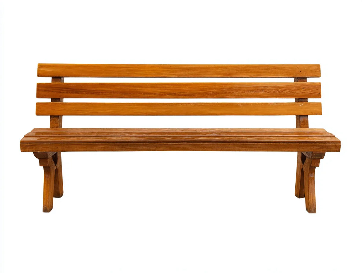 Gartenbank aus Massivholz 160×55×85 cm - Braun - klassische Rückenlehne für den Außenbereich