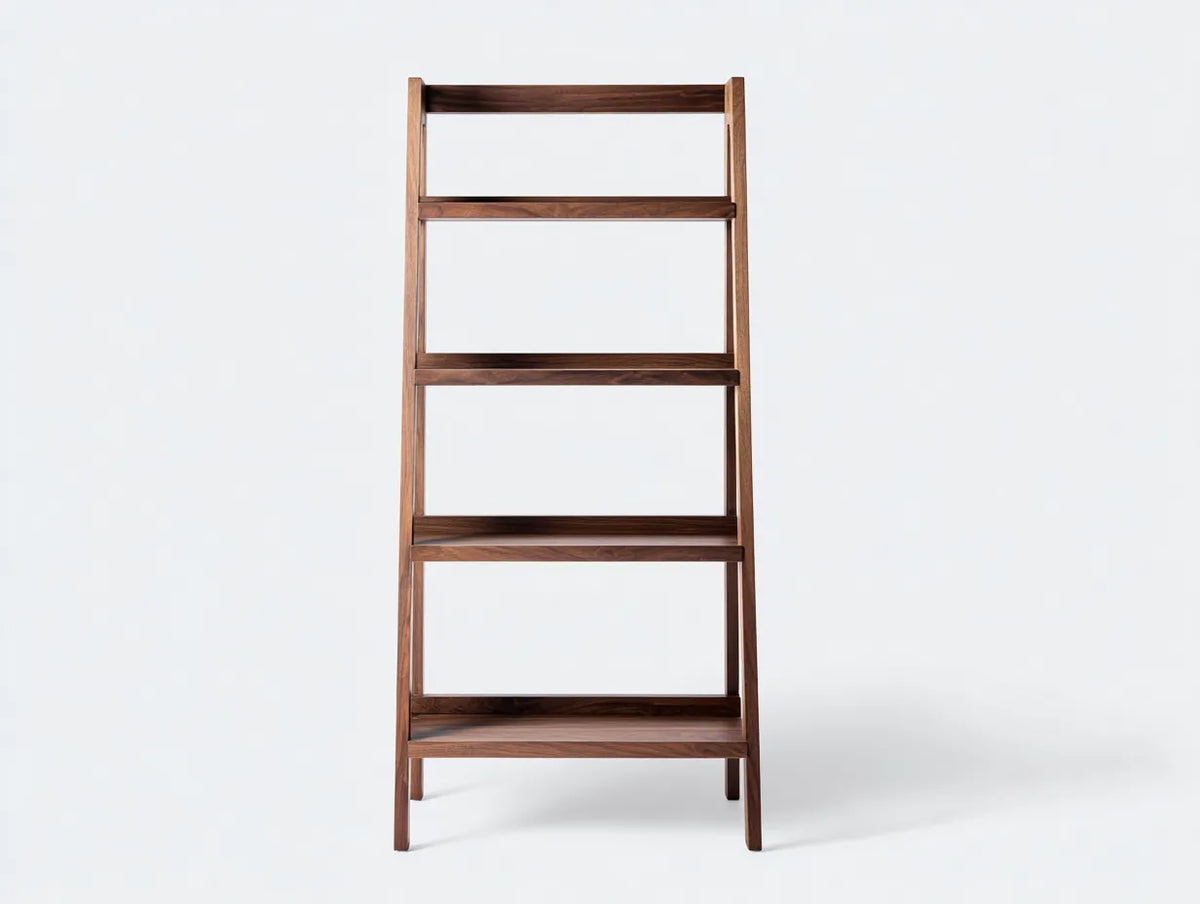 Bücherregal 80×35×180 cm - Walnussholz Braun - modernes Büroregal für Arbeitszimmer