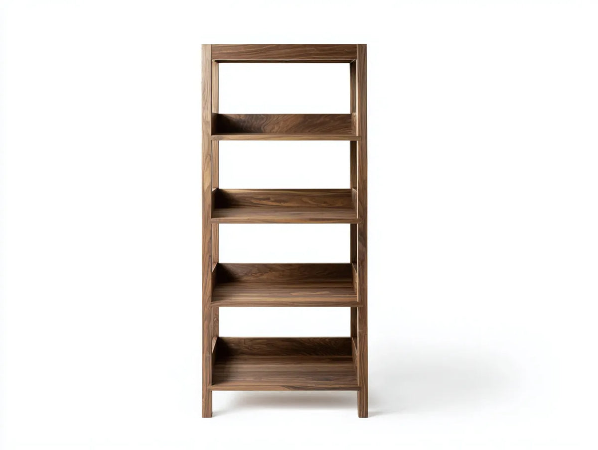 Bücherregal 85×32×175 cm - Holz Braun - minimalistisches Büroregal mit offener Gestaltung